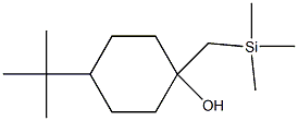 4-tert-Butyl-1-(trimethylsilylmethyl)cyclohexanol 结构式