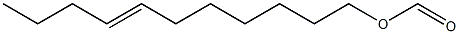 Formic acid 7-undecenyl ester 结构式