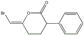 (6Z)-6-(Bromomethylene)-3-phenyltetrahydro-2H-pyran-2-one 结构式