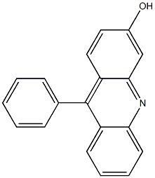 9-Phenyl-3-hydroxyacridine 结构式