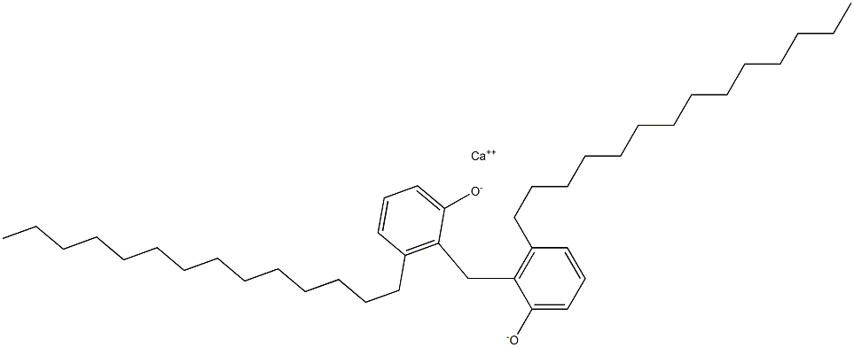 Calcium 2,2'-methylenebis(3-tetradecylphenoxide) 结构式