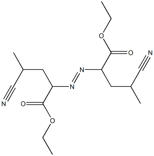 2,2'-Azobis(4-cyanovaleric acid)diethyl ester 结构式