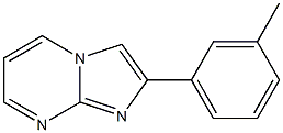 2-(3-Methylphenyl)imidazo[1,2-a]pyrimidine 结构式