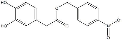 3,4-Dihydroxybenzeneacetic acid 4-nitrobenzyl ester 结构式