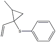 2-Methyl-1-ethenyl-1-(phenylthio)cyclopropane 结构式