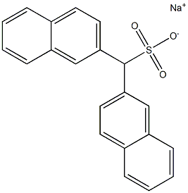 Di(2-naphtyl)methanesulfonic acid sodium salt 结构式