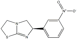 (6R)-2,3,5,6-Tetrahydro-6-(3-nitrophenyl)imidazo[2,1-b]thiazole 结构式