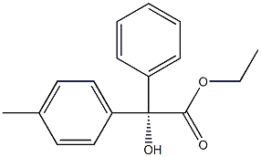 [S,(-)]-4-Methylbenzilic acid ethyl ester 结构式