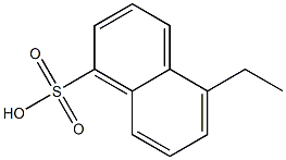 5-Ethyl-1-naphthalenesulfonic acid 结构式