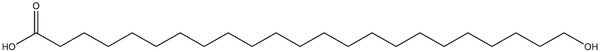 23-Hydroxytricosanoic acid 结构式