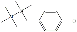 1-(4-Chlorobenzyl)-1,1,2,2,2-pentamethyldisilane 结构式