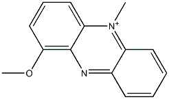 1-Methoxy-5-methyl-5-phenazinium 结构式