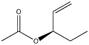 (+)-Acetic acid (R)-1-pentene-3-yl ester 结构式