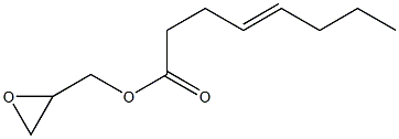4-Octenoic acid (oxiran-2-yl)methyl ester 结构式