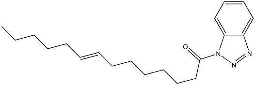 1-(8-Tetradecenoyl)-1H-benzotriazole 结构式