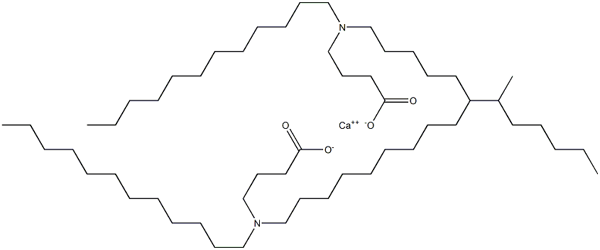 Bis[4-(didodecylamino)butyric acid]calcium salt 结构式