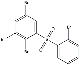 2,3,5-Tribromophenyl 2-bromophenyl sulfone 结构式
