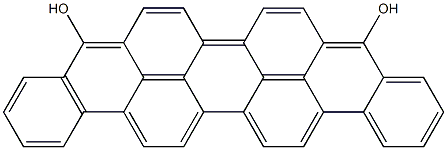 Dinaphtho[1,2,3-cd:3',2',1'-lm]perylene-5,10-diol 结构式