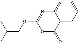 2-Isobutyloxy-4H-3,1-benzoxazin-4-one 结构式