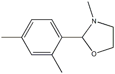 3-Methyl-2-(2,4-xylyl)oxazolidine 结构式