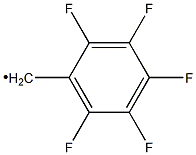 (2,3,4,5,6-Pentafluorophenyl)methylradical 结构式