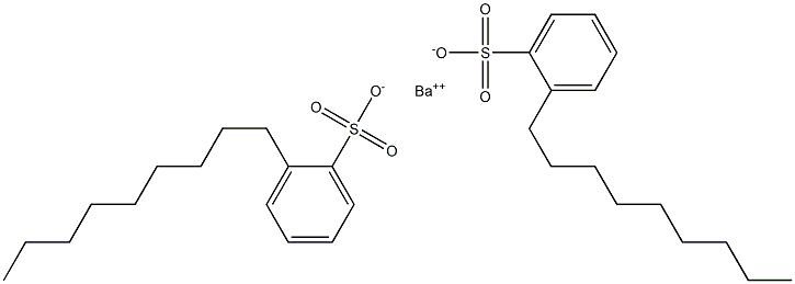 Bis(2-nonylbenzenesulfonic acid)barium salt 结构式