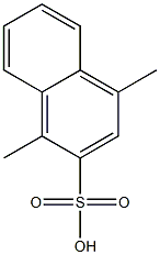 1,4-Dimethyl-2-naphthalenesulfonic acid 结构式