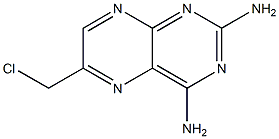 6-(Chloromethyl)-2,4-pteridinediamine 结构式