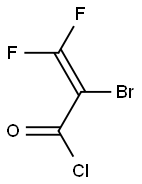 2-Bromo-3,3-difluoropropenoic acid chloride 结构式