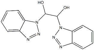 1,2-Bis(1H-benzotriazol-1-yl)ethane-1,2-diol 结构式