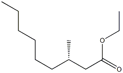 [S,(-)]-3-Methylnonanoic acid ethyl ester 结构式