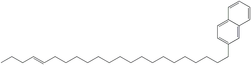 2-(18-Docosenyl)naphthalene 结构式