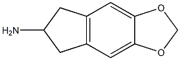 5,6-(Methylenedioxy)-2-aminoindane 结构式