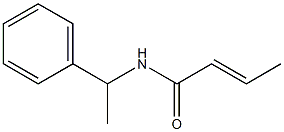 N-(1-Phenylethyl)-2-butenamide 结构式