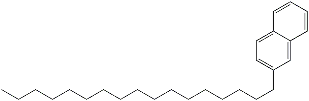 2-Heptadecylnaphthalene 结构式