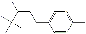 2-Methyl-5-(3,4,4-trimethylpentyl)pyridine 结构式