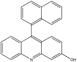 9-(1-Naphtyl)-3-hydroxyacridine 结构式