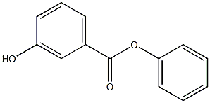 3-Hydroxybenzoic acid phenyl ester 结构式
