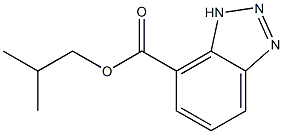 3H-Benzotriazole-4-carboxylic acid (2-methylpropyl) ester 结构式