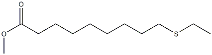 10-Thiadodecanoic acid methyl ester 结构式