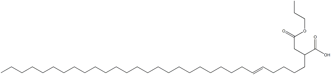 2-(5-Triacontenyl)succinic acid 1-hydrogen 4-propyl ester 结构式