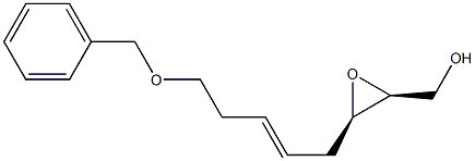 (2S,3R)-3-[(E)-5-Benzyloxy-2-pentenyl]oxirane-2-methanol 结构式