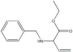 2-(Benzylamino)-3-butenoic acid ethyl ester 结构式