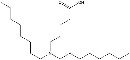 5-(Dioctylamino)valeric acid 结构式