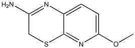 6-Methoxy-3H-pyrido[2,3-b][1,4]thiazin-2-amine 结构式