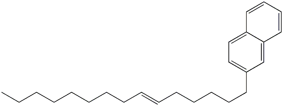 2-(6-Pentadecenyl)naphthalene 结构式