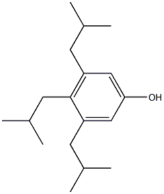 3,4,5-Triisobutylphenol 结构式