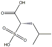 [S,(+)]-4-Methyl-2-sulfovaleric acid 结构式