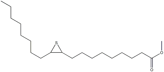 10,11-Epithiononadecanoic acid methyl ester 结构式