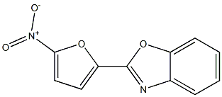 2-(5-Nitrofuran-2-yl)benzoxazole 结构式